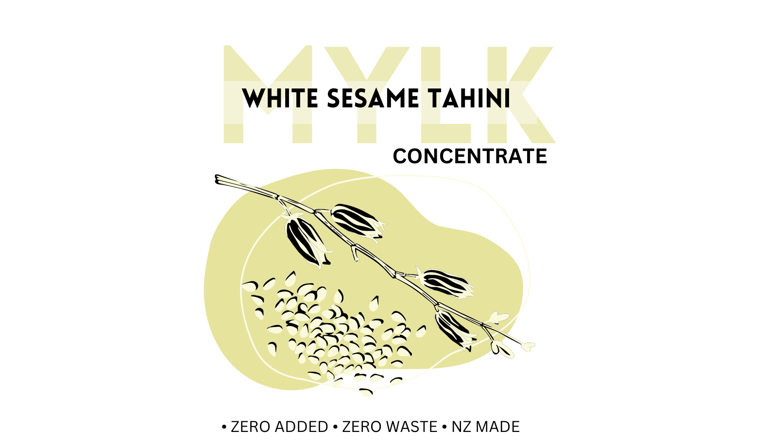 Sesame Tahini Mylk Concentrate - White